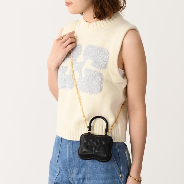 GANNI NANO BUTTERFLY TOP HANDLE BAG