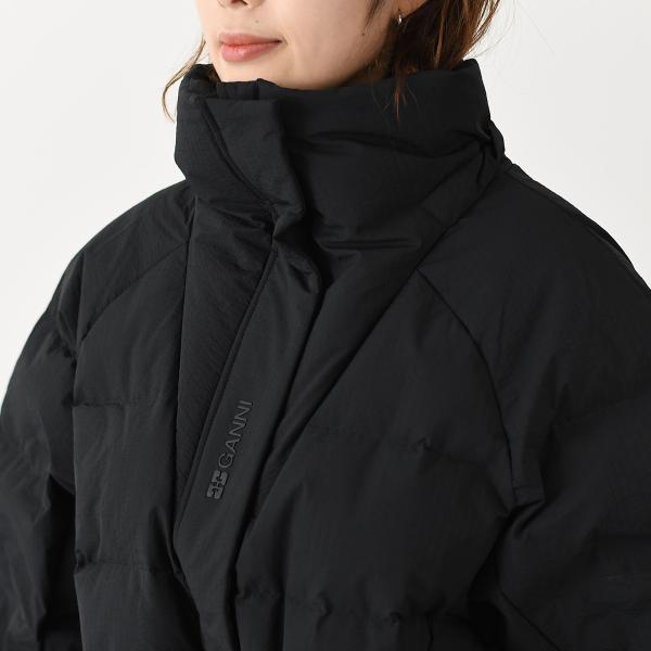 GANNI TECH OVERSIZED PUFFER JACKET