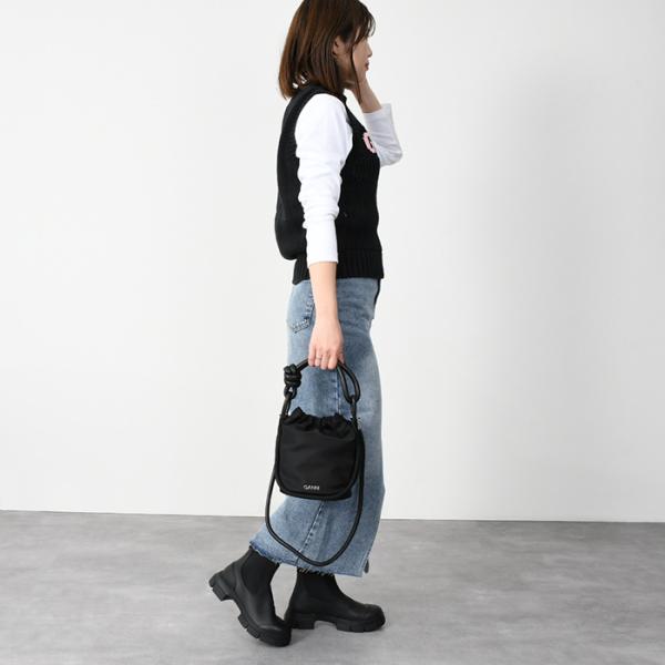GANNI COTTON ROPE VEST