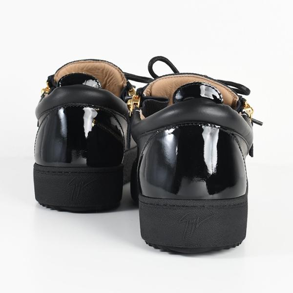 GIUSEPPE ZANOTTI 가죽 로고 스니커즈