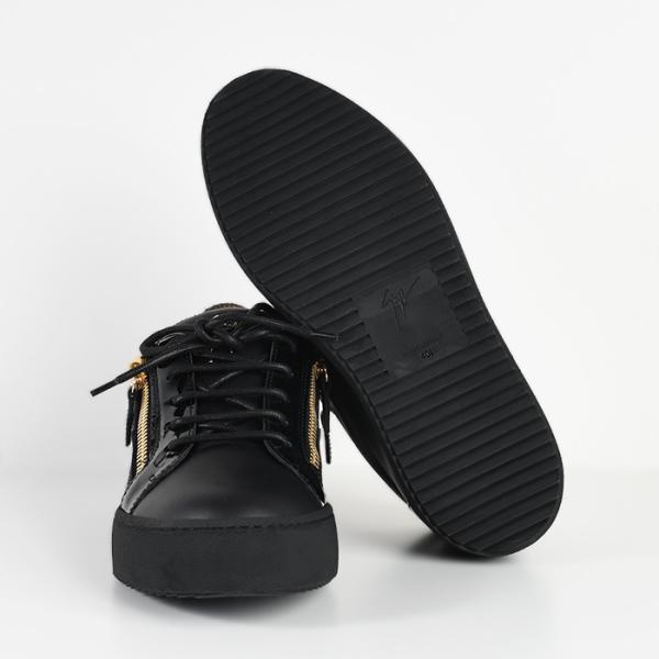 GIUSEPPE ZANOTTI 가죽 로고 스니커즈