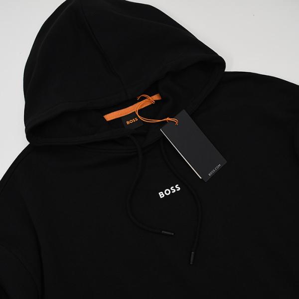 HUGO BOSS ヒューゴボス WESMALLHOOD フリースフーディ コットンテリー コントラストロゴ