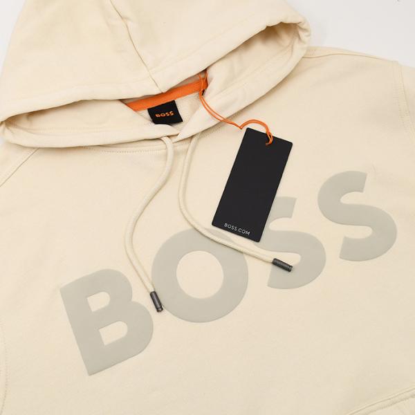 HUGO BOSS ヒューゴボス WEBASIC HOOD リラックスフィットフーディ コットンテリー ラージロゴ