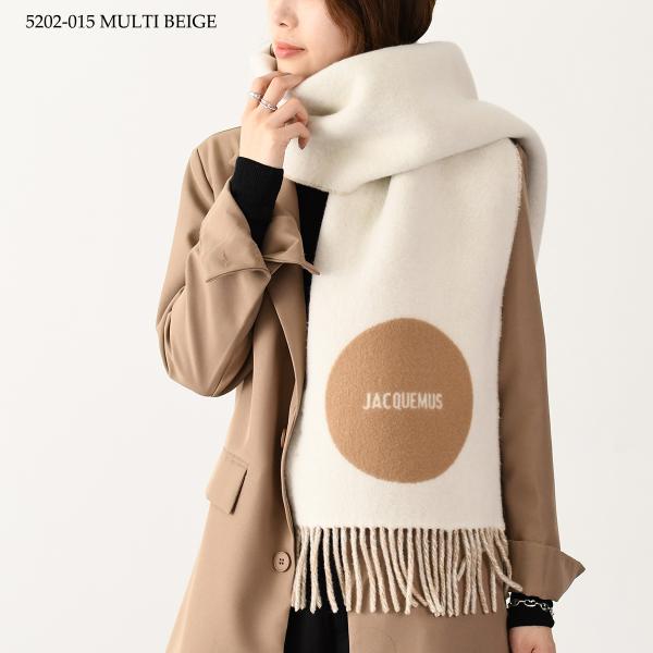 JACQUEMUS L'ECHARPE ROND CARRE Wool scarf