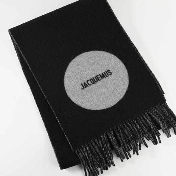 JACQUEMUS L'ECHARPE ROND CARRE Wool scarf