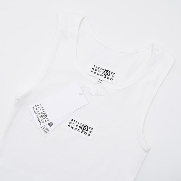 MM6 MAISON MARGIELA リブジャージータンクトップ