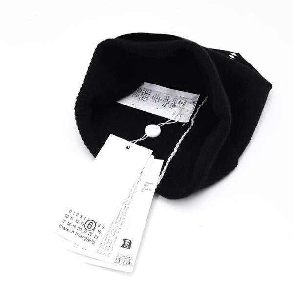 MM6 MAISON MARGIELA ribbed wool beanie