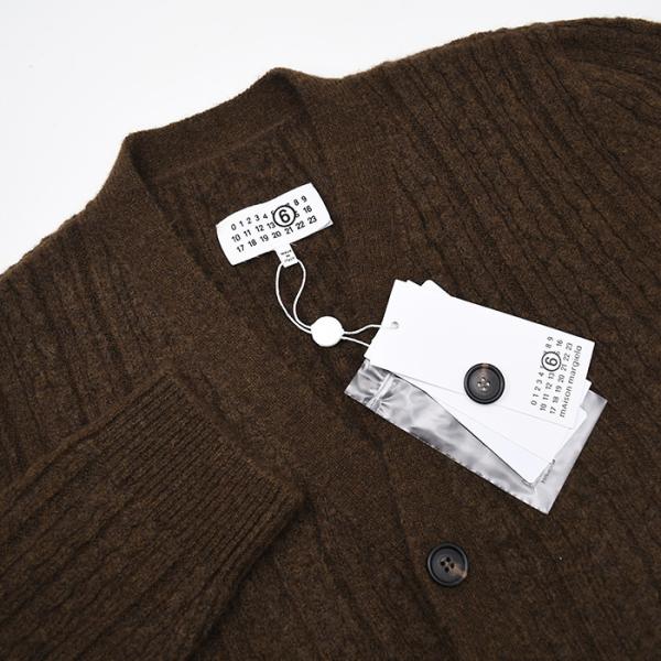 MM6 MAISON MARGIELA cable knit cardigan