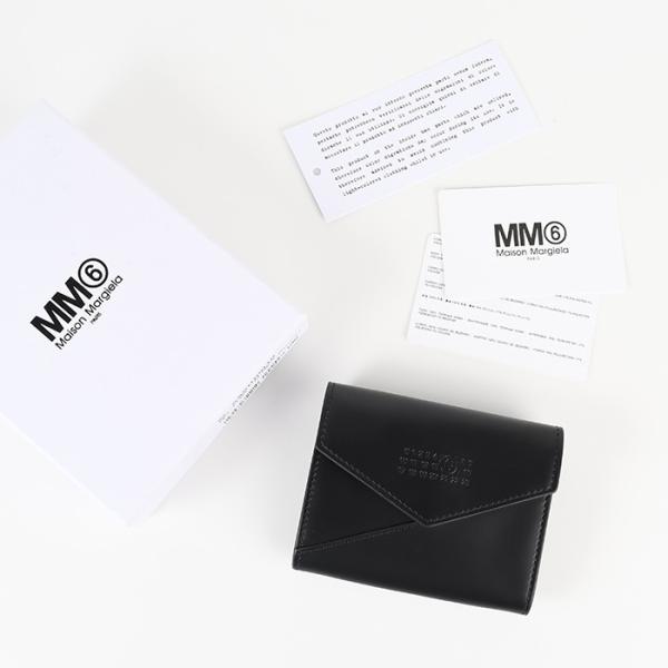 MM6 MAISON MARGIELA エムエムシックス メゾン マルジェラ レザーフラップウォレット