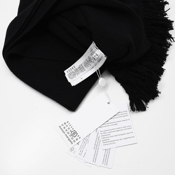 MM6 MAISON MARGIELA 테이프 라벨 울 스카프