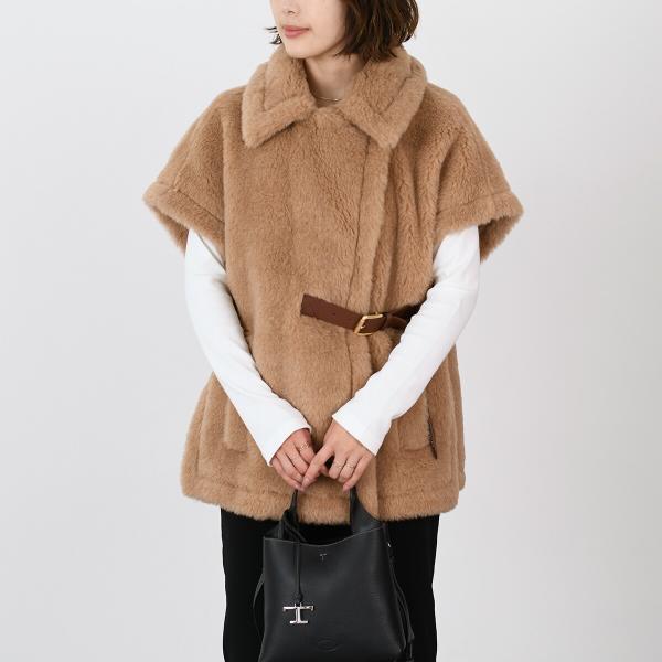 Max Mara マックスマーラ LANOSO4 テディ ジレケープ