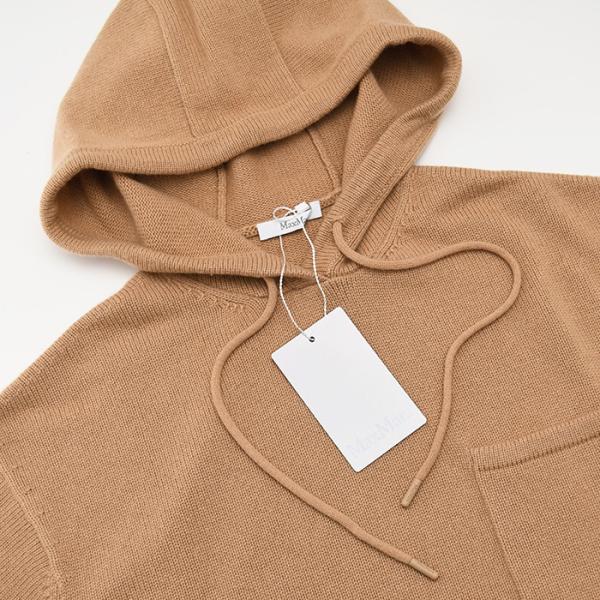 Max Mara LIANA wool and cashmere knit hoodie