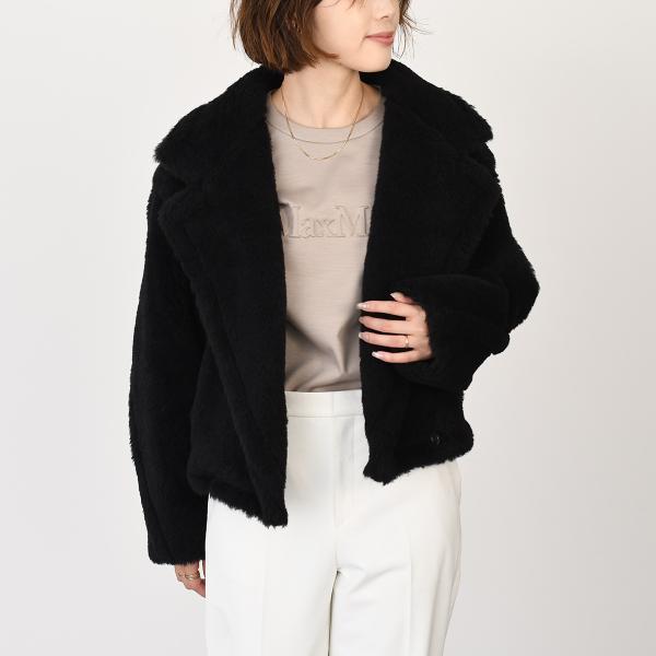 Max Mara OGGERI オッジェーリ テディベア アイコン クロップド コート
