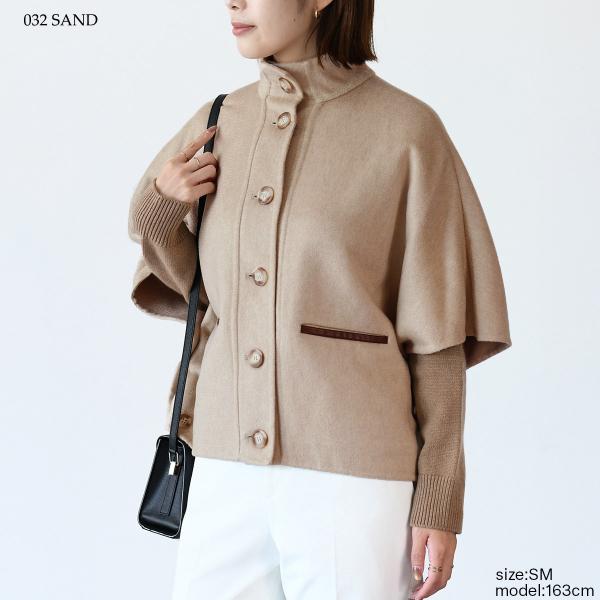 Max Mara ROLL cashmere short cape