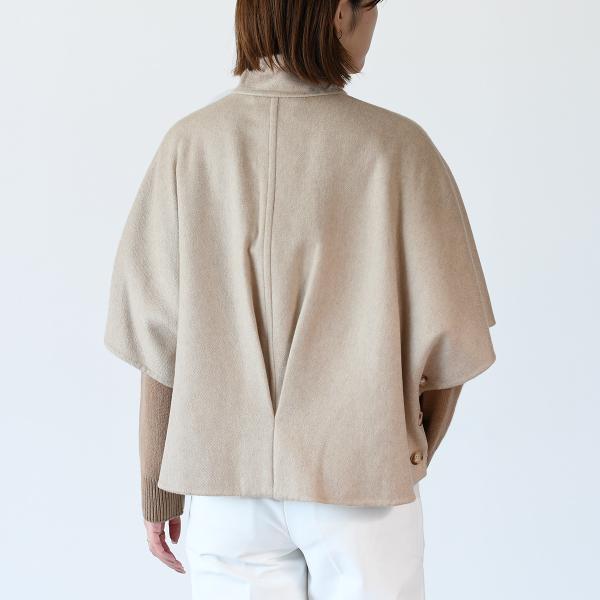 Max Mara ROLL cashmere short cape