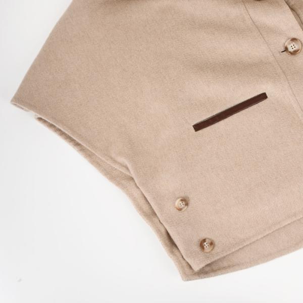 Max Mara ROLL cashmere short cape