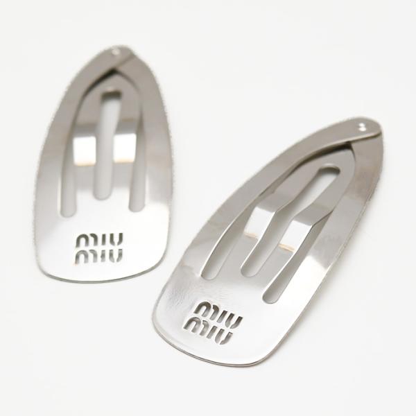 MIU MIU メタルヘアクリップ
