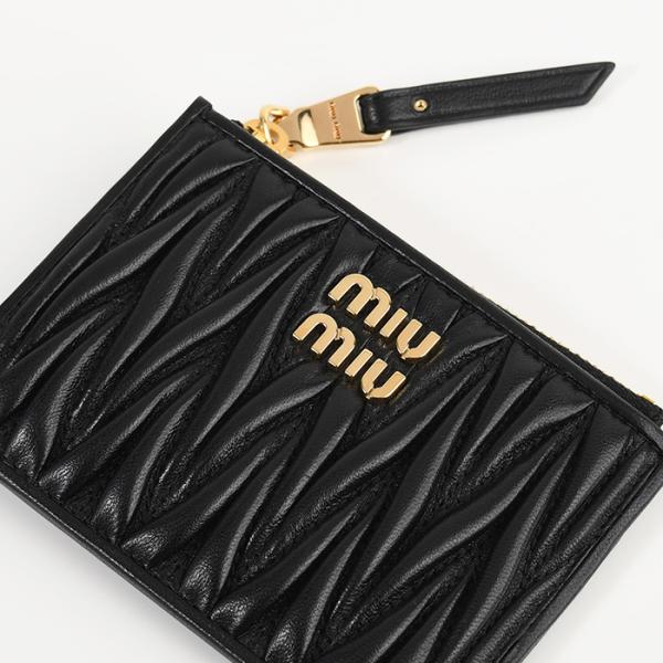 MIU MIU 마테라세 가죽 카드 케이스
