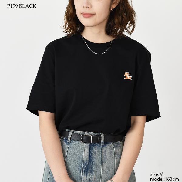 MAISON KITSUNE チラックス フォックス パッチ レギュラー Tシャツ