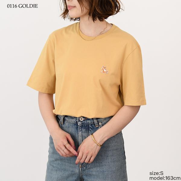 MAISON KITSUNE チラックス フォックス パッチ レギュラー Tシャツ