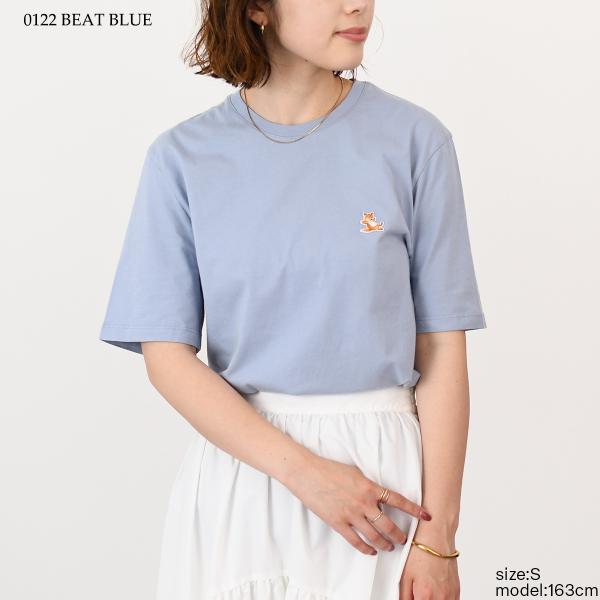 MAISON KITSUNE チラックス フォックス パッチ レギュラー Tシャツ