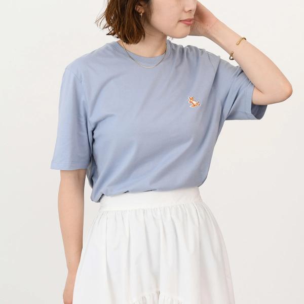 MAISON KITSUNE チラックス フォックス パッチ レギュラー Tシャツ