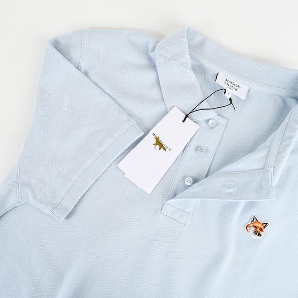 MAISON KITSUNE フォックスヘッド パッチ レギュラー ポロ