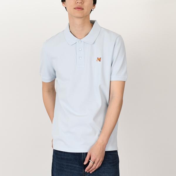 MAISON KITSUNE フォックスヘッド パッチ レギュラー ポロ