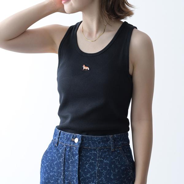 MAISON KITSUNE ベイビーフォックス リブ タンクトップ