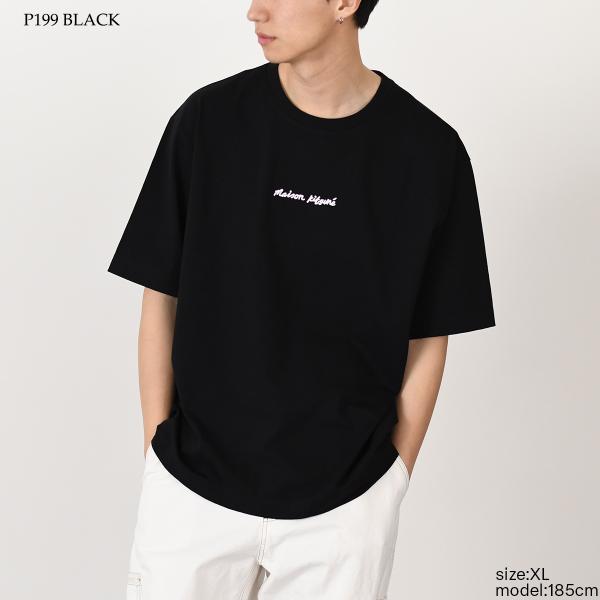MAISON KITSUNE メゾン キツネ エンブロイダリー オーバーサイズ Tシャツ