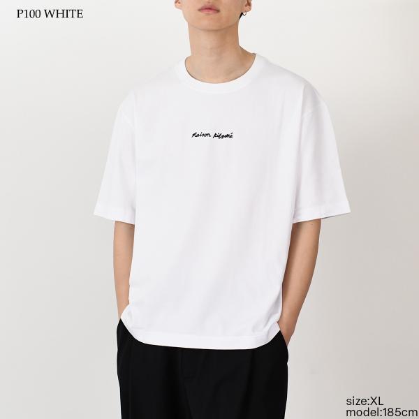 MAISON KITSUNE メゾン キツネ エンブロイダリー オーバーサイズ Tシャツ