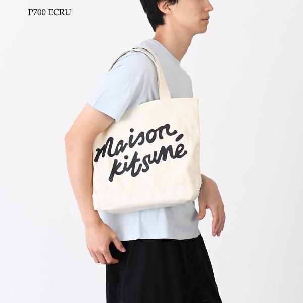 MAISON KITSUNE メゾン キツネ メゾンキツネ ハンドライティング トート
