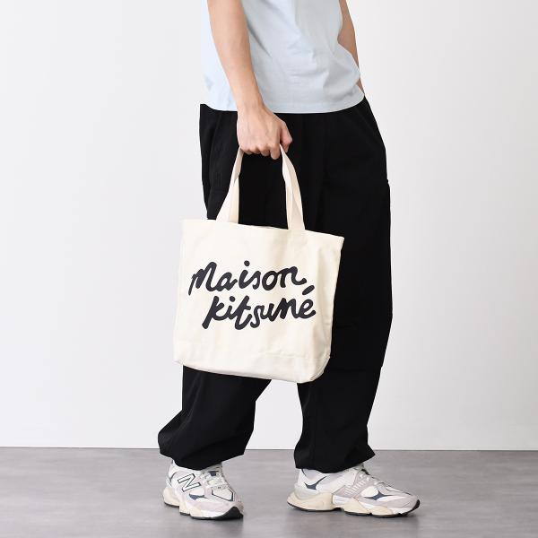 MAISON KITSUNE メゾン キツネ メゾンキツネ ハンドライティング トート