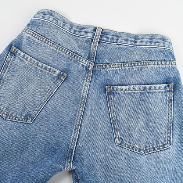MAISON MARGIELA 스트레이트 청바지 콘트라스트 포켓 첨부