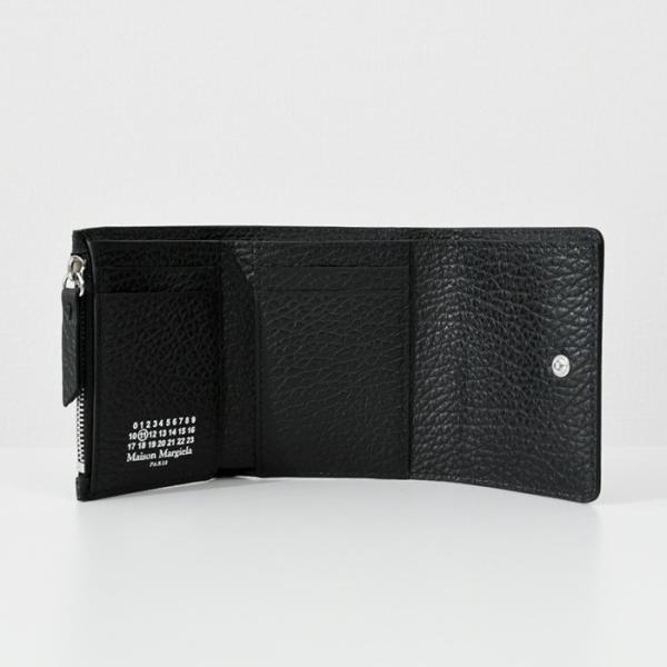 MAISON MARGIELA 4 스티치 ZIP 첨부 3 접이식 지갑