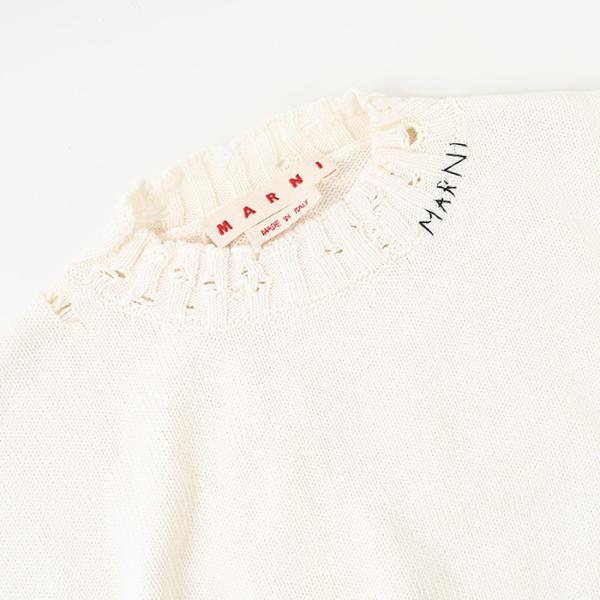 MARNI コットン クロップドセーター