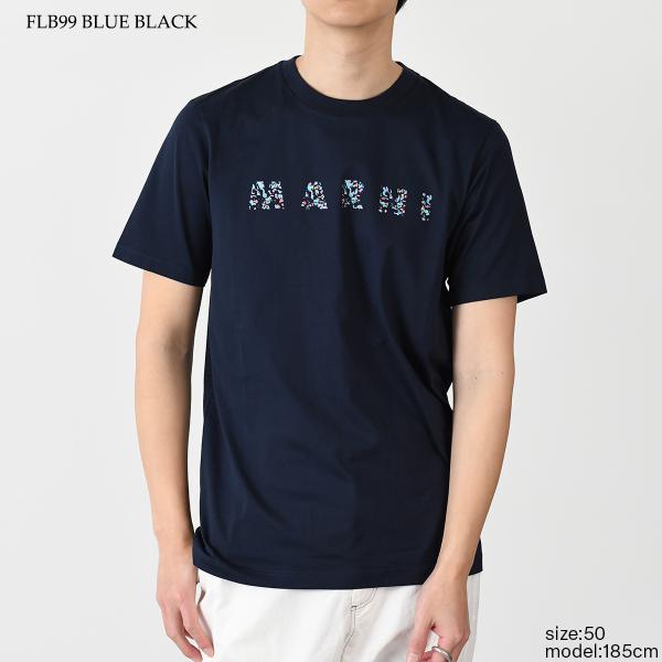 MARNI フラワーモチーフ オーガニックコットンTシャツ