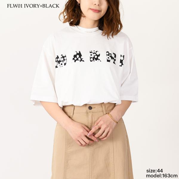 MARNI マルニ Pop Fields ロゴ コットンTシャツ