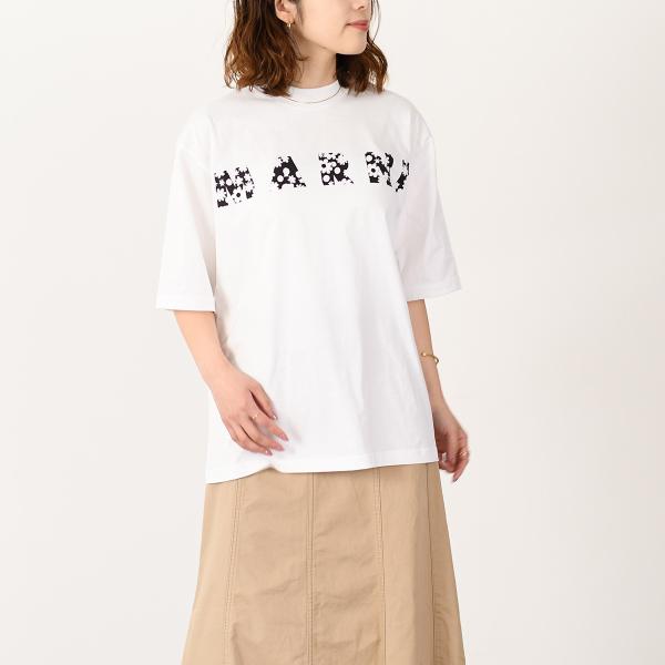 MARNI マルニ Pop Fields ロゴ コットンTシャツ