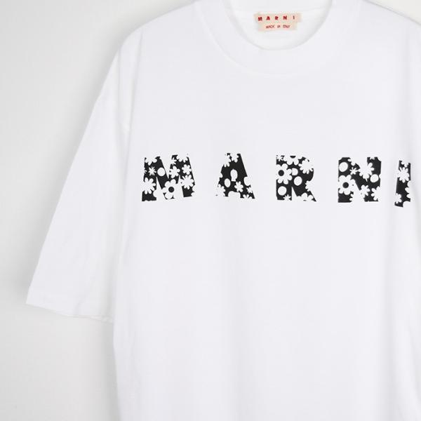 MARNI マルニ Pop Fields ロゴ コットンTシャツ
