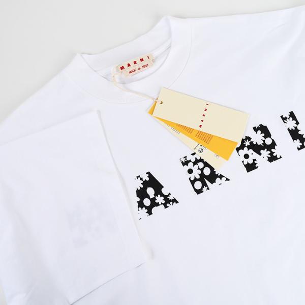 MARNI マルニ Pop Fields ロゴ コットンTシャツ