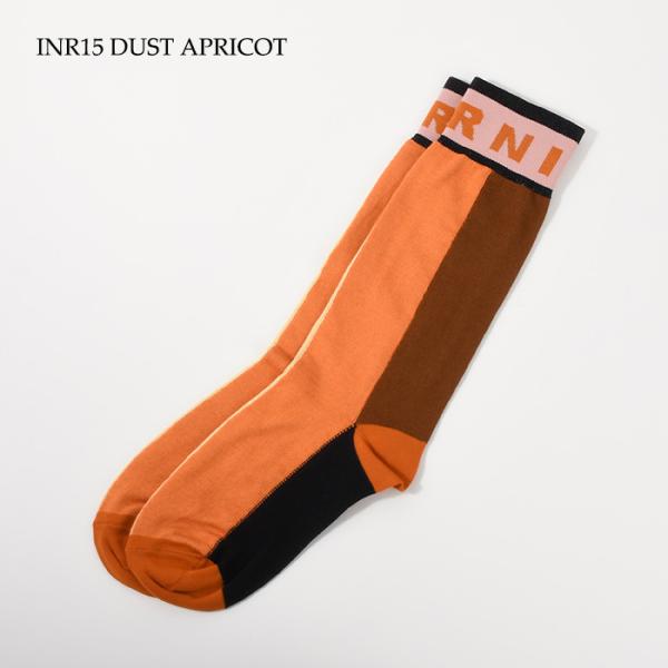 MARNI カラーブロック コットン製ソックス