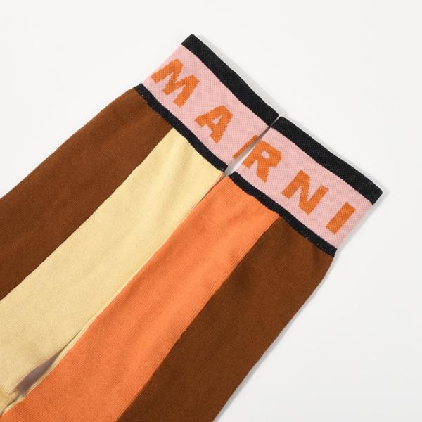 MARNI カラーブロック コットン製ソックス