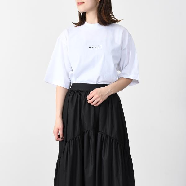 MARNI ロゴ入り オーガニックコットン製Tシャツ