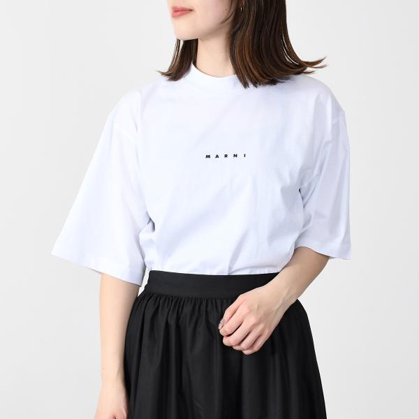 MARNI ロゴ入り オーガニックコットン製Tシャツ