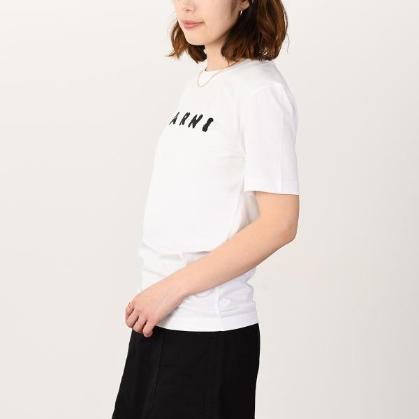 MARNI Marni scribble logo jersey T-shirt