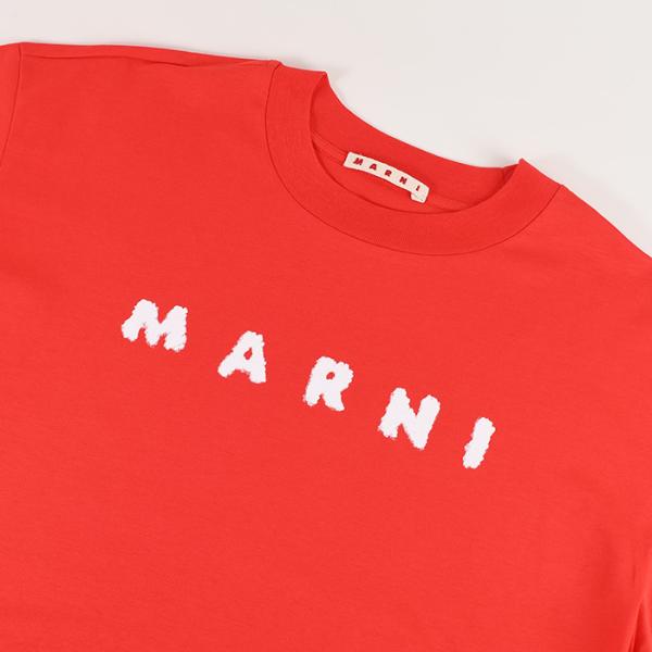 MARNI マルニスクリブルロゴ ボクシーTシャツ