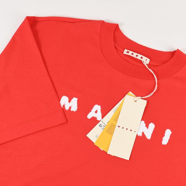 MARNI マルニスクリブルロゴ ボクシーTシャツ