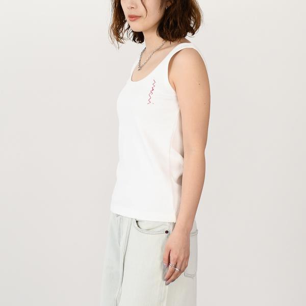 MARNI ロゴ刺繍タンクトップ