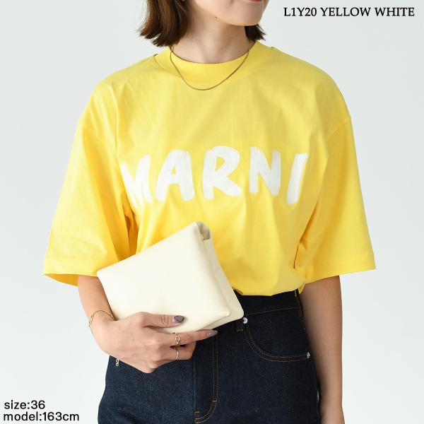 MARNI レタリング ロゴTシャツ THJET49EPHUS